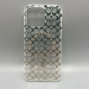 Coach iPhone 15 Pro Max MagSafe Clear Case – Signature C Design